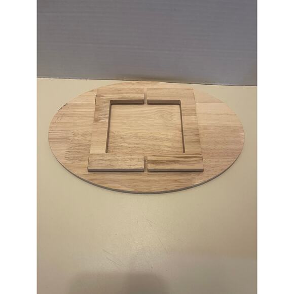 Target Dollar Spot 2022 Wooden Folding Tray and Paper Towel Caddy - Picture 5 of 13